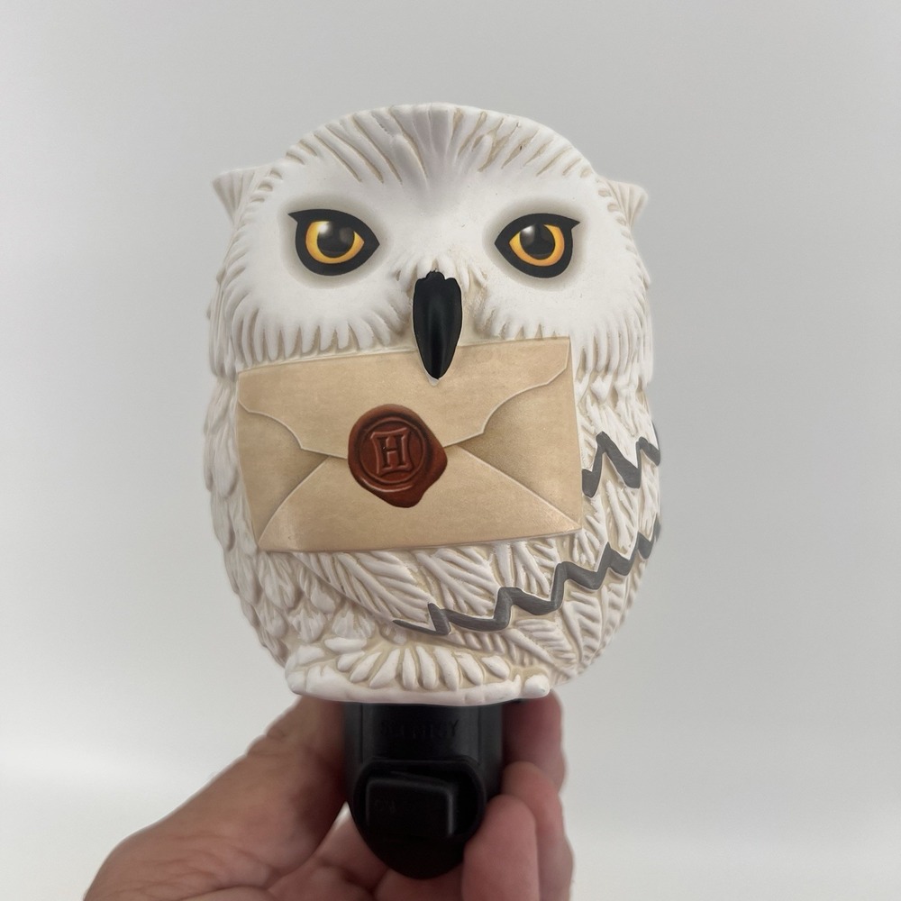 Scentsy HEDWIG Mini Warmer Plug-In Wax Melt Harry Potter Rare EUC Owl